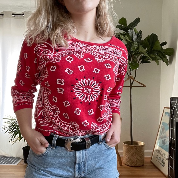 Bandana Print Shirt - Picture 1 of 8